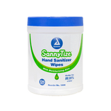Dynarex Instant Hand Sanitizer, 5.9" x 7.5" Wipes, 12can/case (1620 Count)