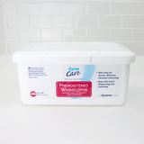 Dynarex Premoistened Adult Washcloths, 9" x 13" Tub, 12tub/case (552 Count)
