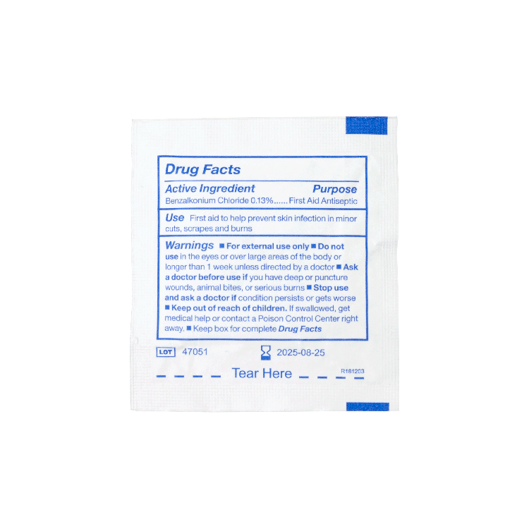 Dynarex BZK Antiseptic Towelettes, 5" x 7" (1000 Count)