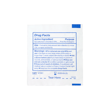 Dynarex BZK Antiseptic Towelettes, 5" x 7" (1000 Count)