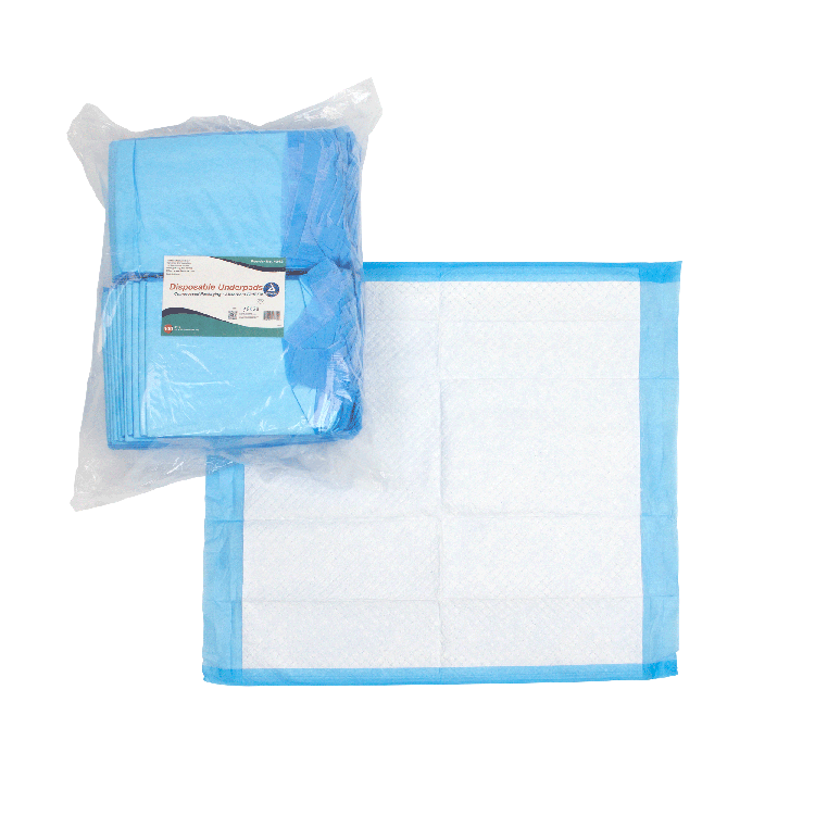 Dynarex Disposable Underpads, 23" x 24" (31 g), 100ea/bag, 2bags/case (200 Count)