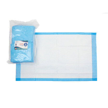 Dynarex Disposable Underpads, 23" x 36" (45 g), 50ea/bag, 3bags/case (150 Count)