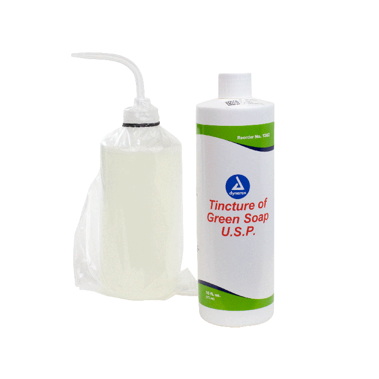 Dynarex Green Soap, 16 oz. Bottle, 12bot/case (12 Count)