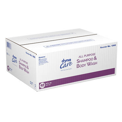 DynaCare All Purpose Shampoo and Body Wash, 8 oz. 48bot/case (48 Count)