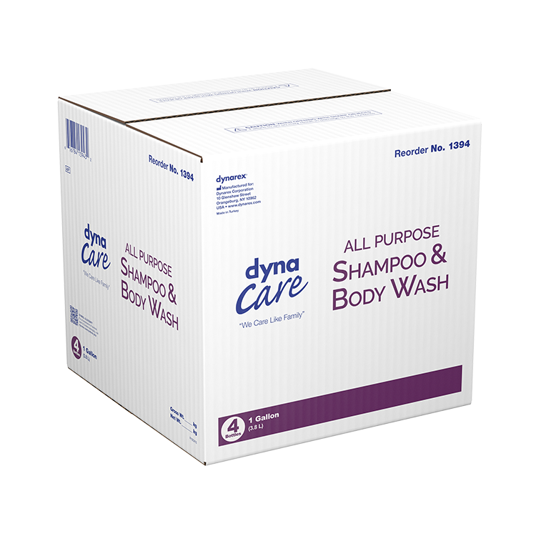 DynaCare All Purpose Shampoo & Body Wash, 1 gal. 4bot/case (4 Count)