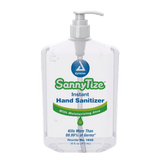 Dynarex SannyTize Instant Hand Sanitizer, 16 oz. Square Pump, 12bot/case (12 Count)
