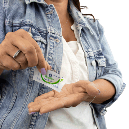 Dynarex SannyTize Instant Hand Sanitizer, 0.9 g Packet, 144ea/bx, 12bxs/case (1728 Count)