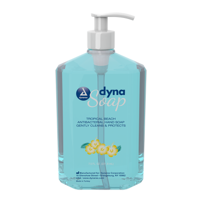 Dynarex Antibacterial Soap, 7.5 oz. Pump Bottle, 24bot/case (24 Count)