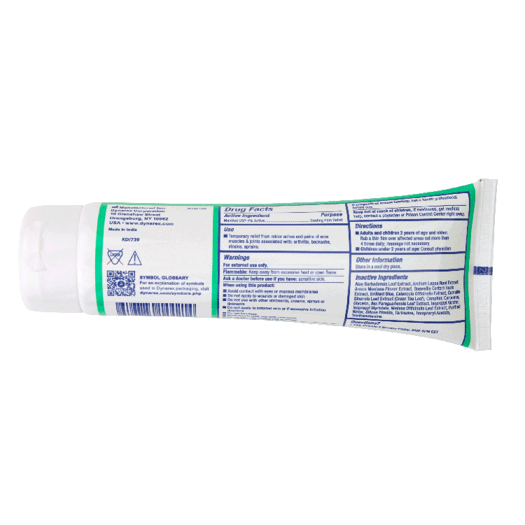 Dynarex X-Treme Freeze, 4 oz. Tube, 24tubes/case (24 Count)