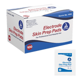 Dynarex Electrode Skin Prep Pad, 100ea/bx, 10bxs/case (1000 Count)