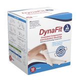 Dynarex DynaFit Compression Stockings - Knee, Medium, 12pairs/bx, 5bxs/case (60 Pairs)