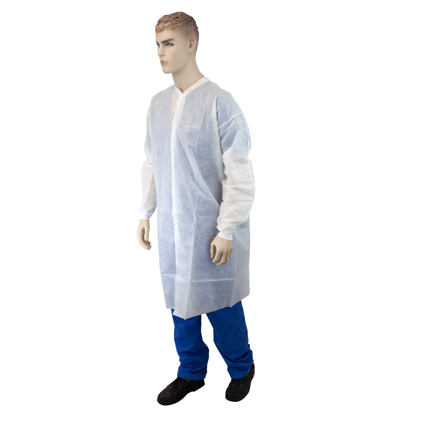 Dynarex Lab Coat w/out Pockets - 10ea/bx, 3bxs/cs (30 Count)