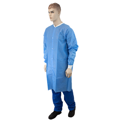 Dynarex Lab Coat w/out Pockets - 10ea/bx, 3bxs/cs (30 Count)