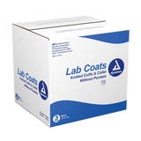 Dynarex Lab Coat w/out Pockets - 10ea/bx, 3bxs/cs (30 Count)