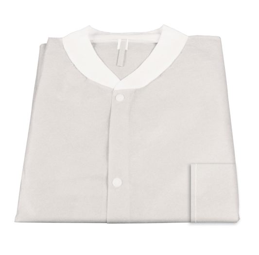 Dynarex Labjacket w/ Pockets - 10ea/bx, 3bxs/case (30 Count)