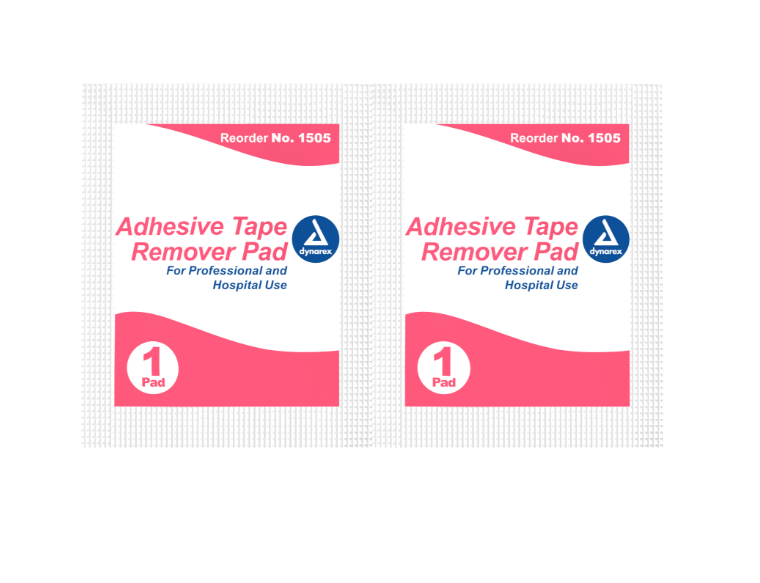 Dynarex Adhesive Tape Remover Pad, 100ea/bx, 10bxs/case (1000 Count)