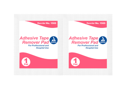 Dynarex Adhesive Tape Remover Pad, 100ea/bx, 10bxs/case (1000 Count)