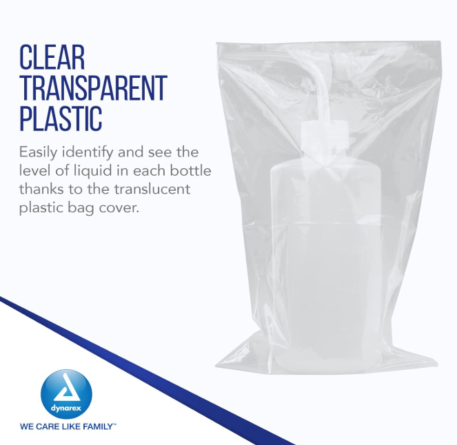 Dynarex Bottle Covers - 500ea/bx, 20bxs/case (10000 Count)