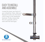 Dynarex Universal Telescoping IV Pole, 10pcs/case (10 Count)