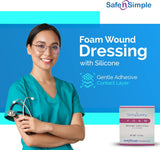 Safe N Simple Simpurity Silicone Foam Wound Dressing (192 Count)
