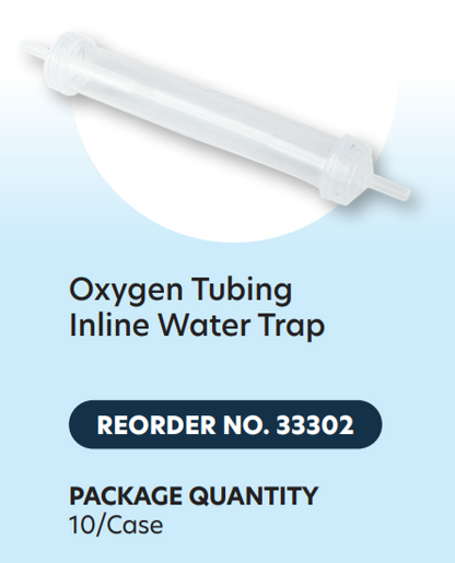Dynarex Oxygen Tubing Inline Water Trap (10 Count)