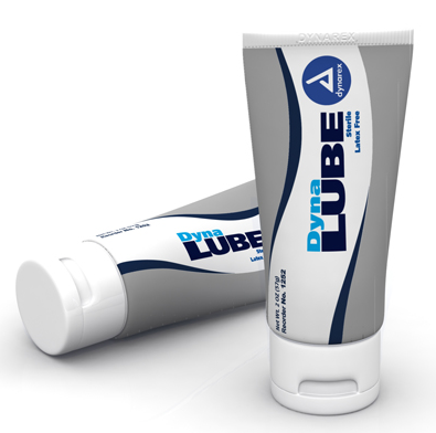 Dynarex DynaLube Lubricating Jelly - Sterile, 2 oz. Tube, 12ea/bx, 6bxs/case (72 Count)