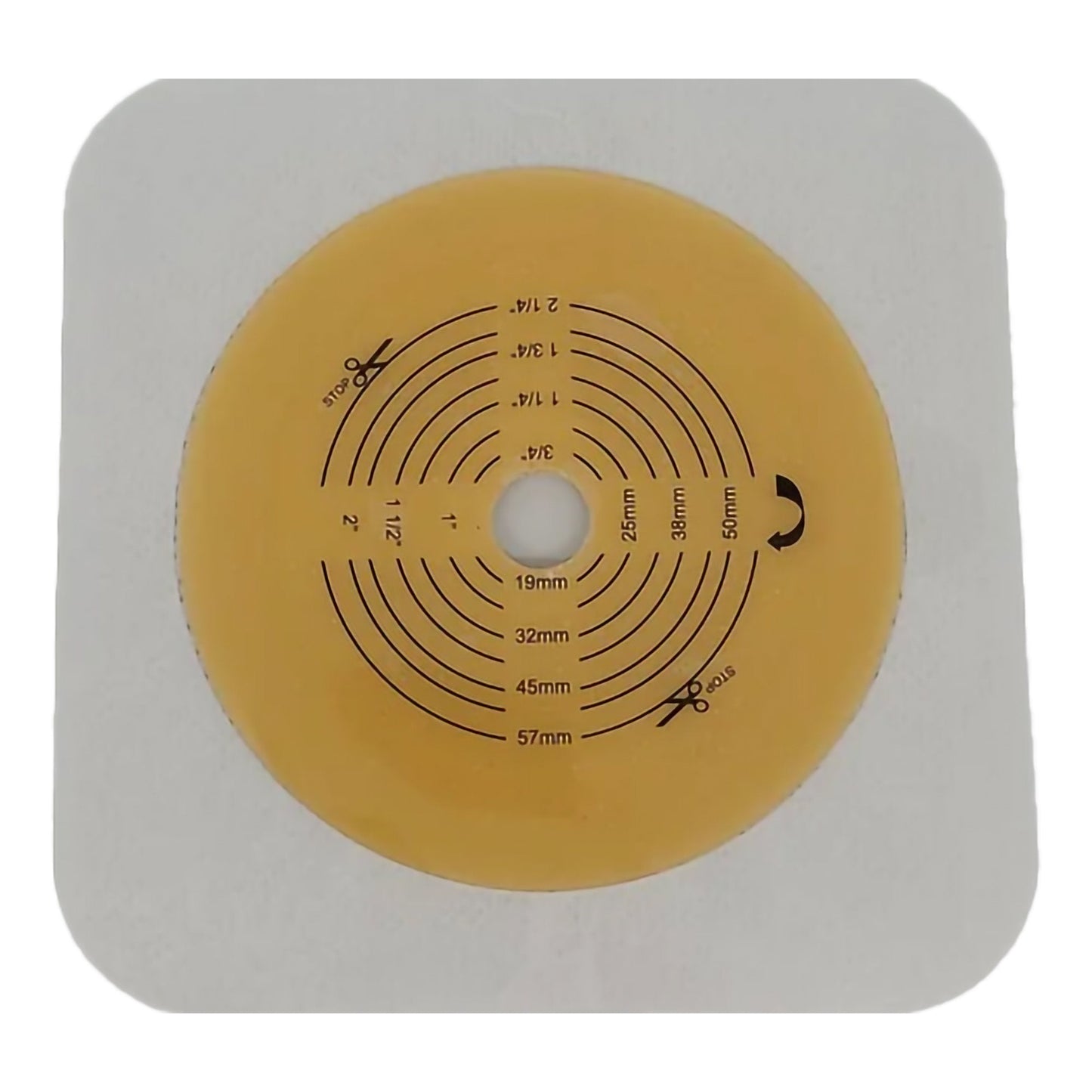 Safe N Simple 2- Piece Wafer Extended Wear with Tape Collar White 70mm 2 3/4" Flange Cut to Fit (40 Count)