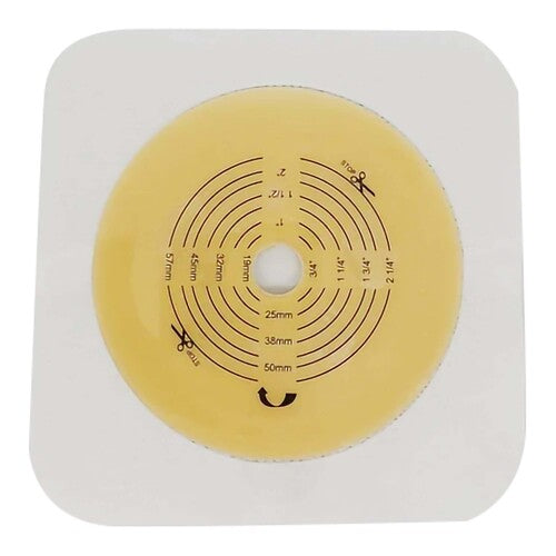 Safe N Simple 2- Piece Flat Wafer Standard Wear Tape Collar White, Flange Cut to Fit (80 Count)