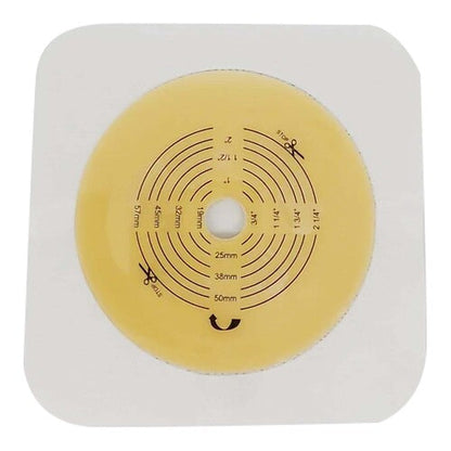 Safe N Simple 2- Piece Flat Wafer Standard Wear Tape Collar White, Flange Cut to Fit (80 Count)