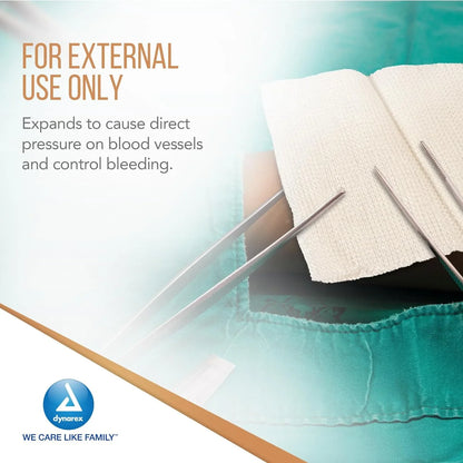 Dynarex Hemostat Gauze Dressing, 20ea/bx, 10bxs/cs (200 Count)