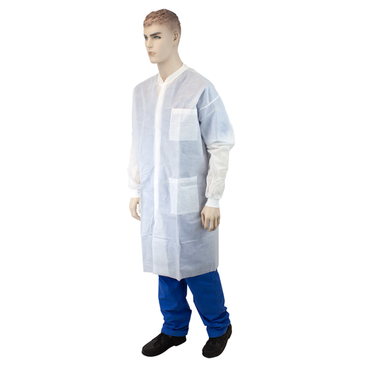 Dynarex Lab Coat w/ Pockets (30 Count)