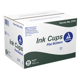 Dynarex Ink Cups - Flat bottom, 11 mm, Small 1000ea/bag, 10bags/case (10000 Count)