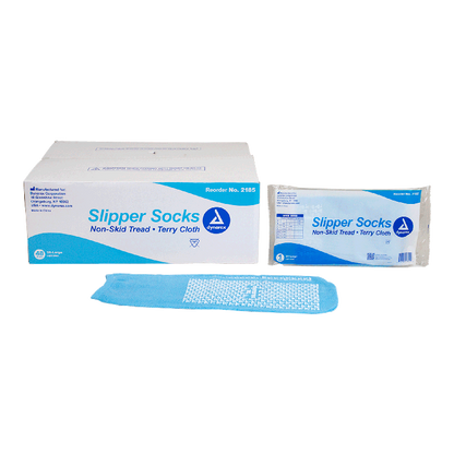 Dynarex Single Sided Slipper Socks - 48pairs/case (48 Pairs)