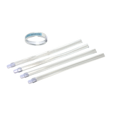 Dynarex ID Bands, Clear Band w/ Color Card Insert - 50ea/bx, 5bxs/cs (250 Count)