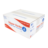 Dynarex One Side Universal Size Slipper Sock, Red, 48pairs/case (48 Count)