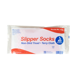 Dynarex One Side Universal Size Slipper Sock, Red, 48pairs/case (48 Count)