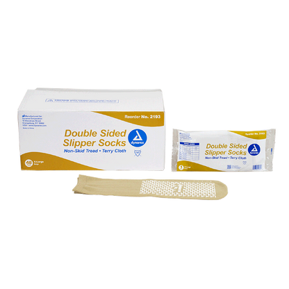 Dynarex Double Sided Slipper Socks - 48pairs/case (48 Count)