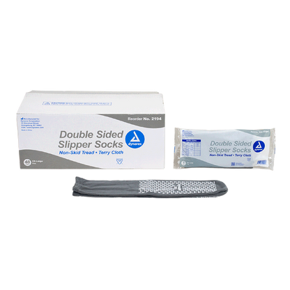 Dynarex Double Sided Slipper Socks - 48pairs/case (48 Count)