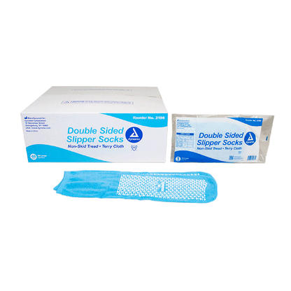 Dynarex Double Sided Slipper Socks - 48pairs/case (48 Count)