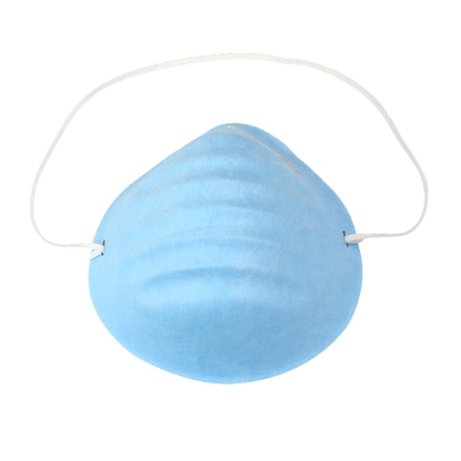 Dynarex Molded Face Mask - Blue, 50ea/bx, 20bxs/cs (1000 Count)