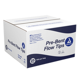 Dynarex Pre Bent Flow Tips - 100ea/box, 25bxs/case