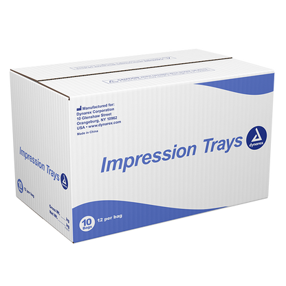 Dynarex Impression Trays - 12ea/bx, 10bxs/cs (120 Count)