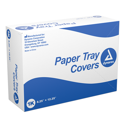 Dynarex Paper Tray Covers, 8.25" x 12.25" 1000ea/bx, 4bxs/cs (4000 Count)