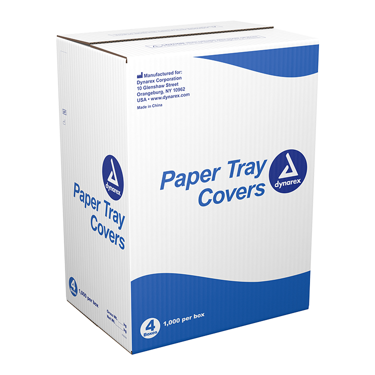 Dynarex Paper Tray Covers, 8.25" x 12.25" 1000ea/bx, 4bxs/cs (4000 Count)