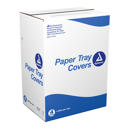 Dynarex Paper Tray Covers, 8.25" x 12.25" 1000ea/bx, 4bxs/cs (4000 Count)