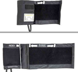 LINE2design Blood Pressure Cuff - School Safety Deluxe Aneroid Sphygmomanometer with Cuff and Carrying Case Trauma Kits Adult Large -Black