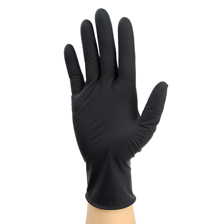 Dynarex Black Arrow Latex Exam Gloves, 6 Mil Thick, Powder-Free - 100/bx, 10bxs/cs (1000 Count)