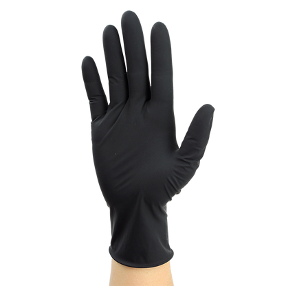Dynarex Black Arrow Latex Exam Gloves, 6 Mil Thick, Powder-Free - 100/bx, 10bxs/cs (1000 Count)