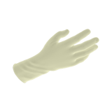 Dynarex Safe-Touch Latex Exam Gloves, 3 Mil Thick, Powder-Free - 100/bx, 10bxs/cs (1000 Count)