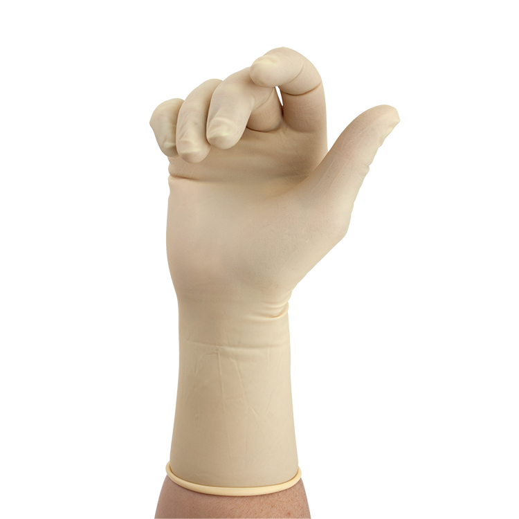 Dynarex Sterile Latex Surgical Gloves, 4 Mil Thick, Powder-Free, 50prs/bx, 4bxs/cs (200 Count)